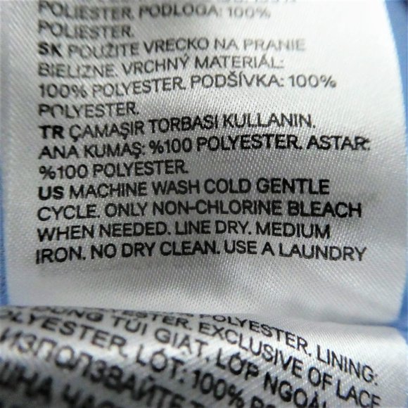 H M Dress Fit Flare V Cheetah Floral Blue Mini S - Picture 10 of 10